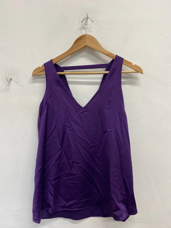 Lovely river island nwt purple cami UK 8 KM004