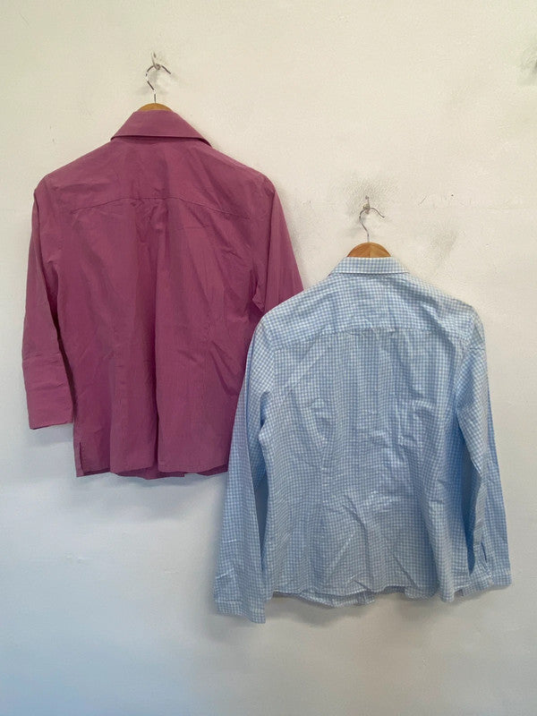 Lovely Austin reed duo of pattern shirts UK 14 KM005 #2