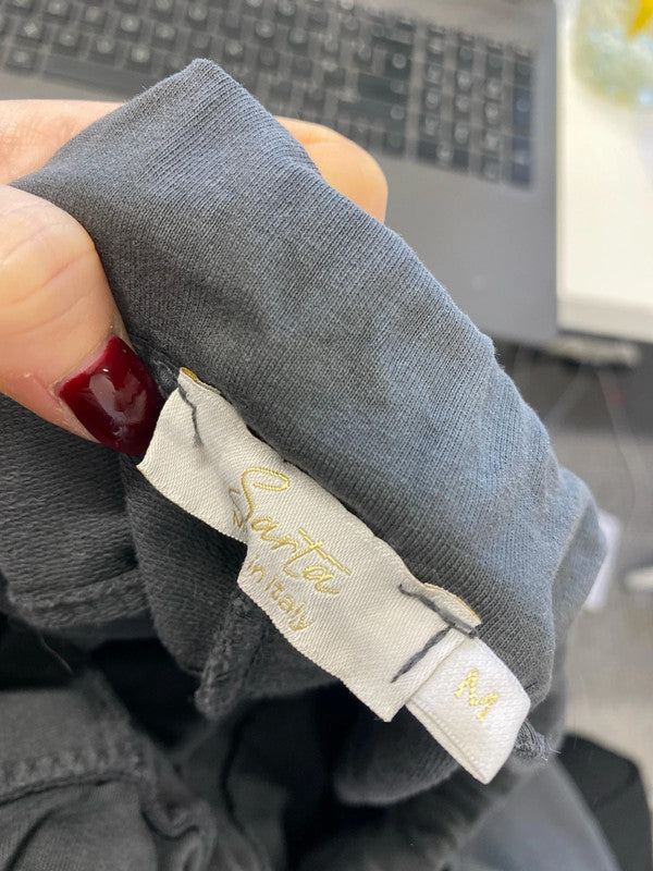 Lovely duo of joggers made in Italy Santa camo grey UK M SW001 #7