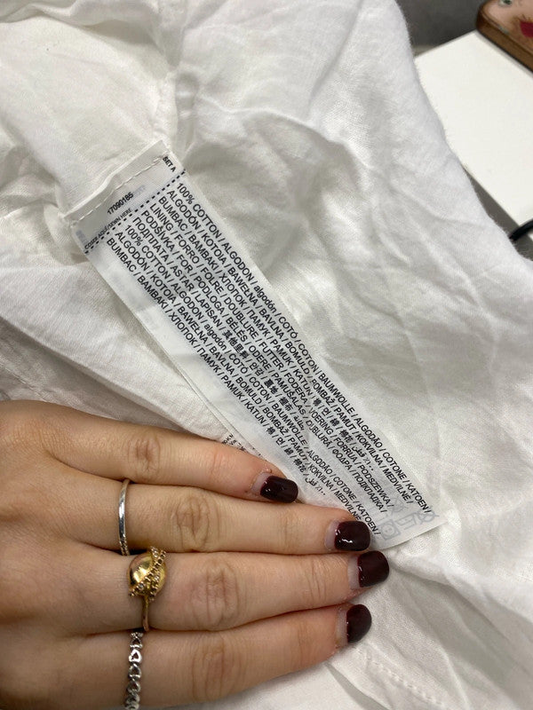 Bundle 45 Topshop black collar top and smock white dress UK S KS002