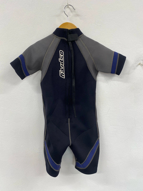 Summer fun Osprey shortie wetsuit black grey 6-8 CR002