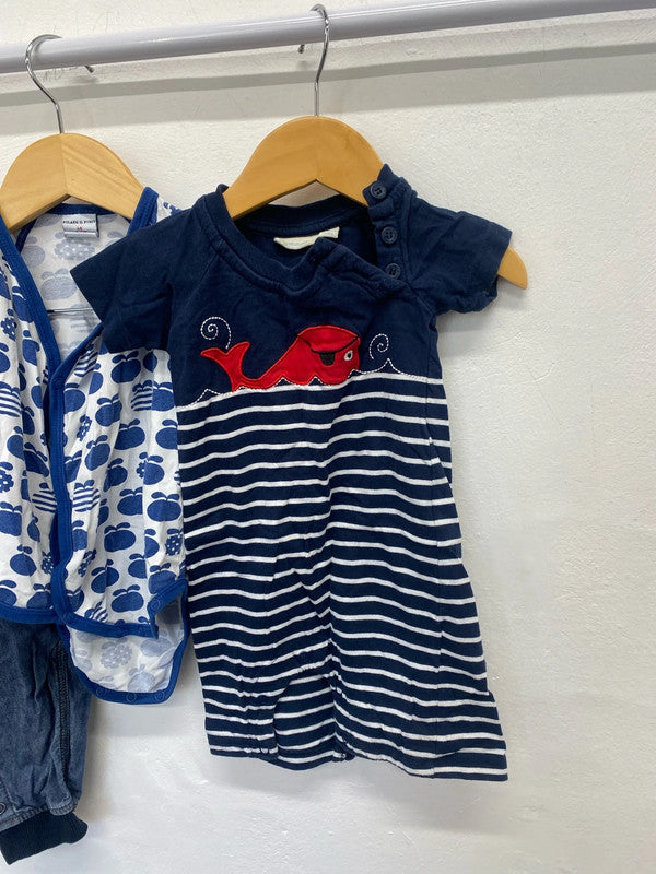 Lovely boys clothing bundle jojo maman Bebe o pyret 4-6m #6 JP001
