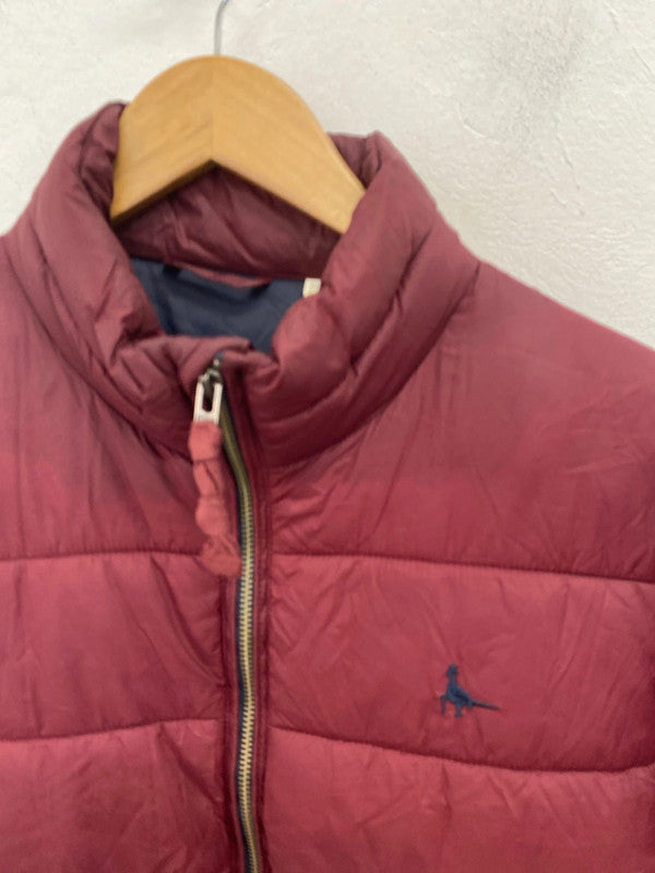 Fabulous lightweight maroon puffer jacket Jack Wills UkLarge men’s GW001