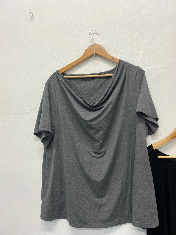 Fab trio Of summer t shirt tops Uk 24 George & Shein #121 LK006