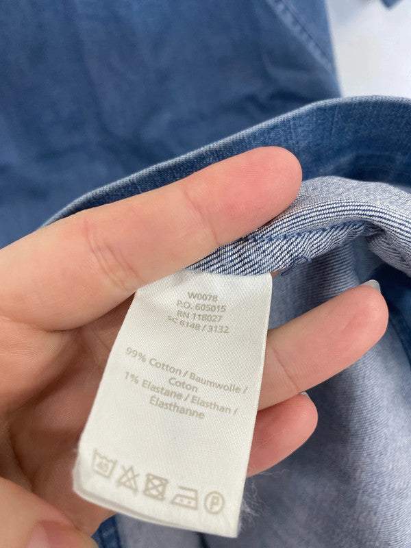 Boden Chic Denim Mini Dress UK 12 EL001