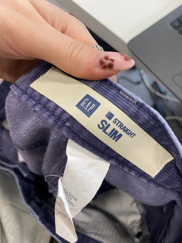 Lovely gap purple cord trousers UK 10 MM005