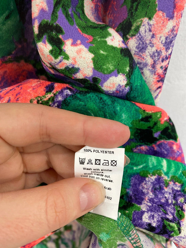 River Island Fabulous Bright Floral Mini Skirt UK 12 NN001