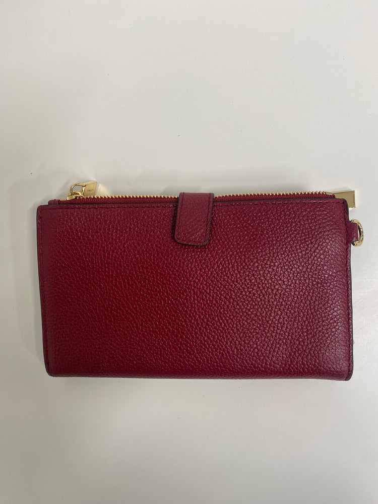 Michael Kors Adele leather smartphone leather wallet burgundy EW004