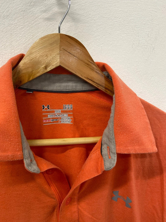 Classic Under Armour coral heatgear polo Loose fit L LD003