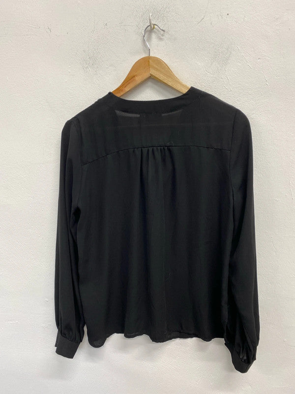 Fabulous ASOS Semi sheer blouse Uk10 classic elegant LP003