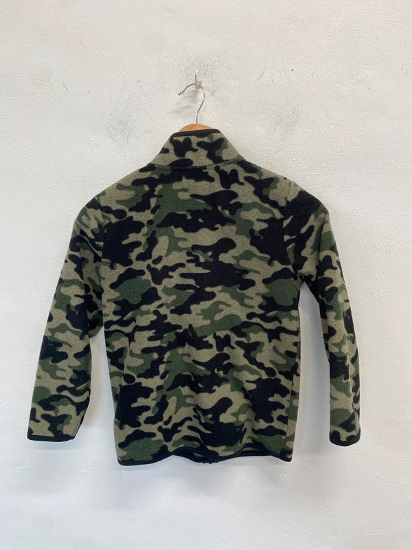 Fabulous boys camo zip fleece age 8-9yrs MS002