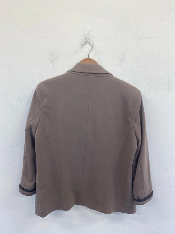 Topshop Chic Mauve Blazer UK 14 AO001