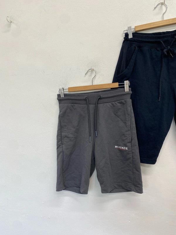 Fabulous duo of men’s sweat shorts grey navy Ralph Lauren mckenzie UK S #60 NC001