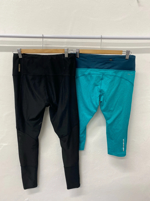 Fab duo of activewear Leggings Rbx & Nike Dri fit UkM #8 JB001