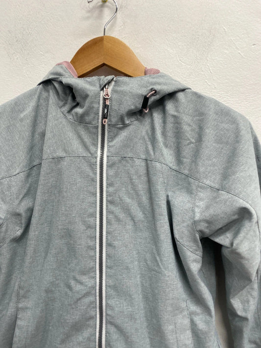 Lovely trespass grey windbreaker jacket waterproof uk XXS JS004