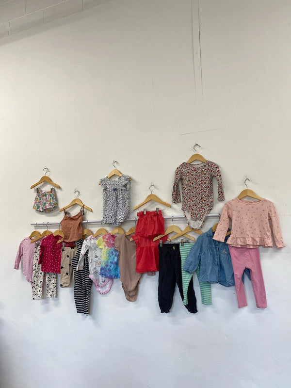 Girls Adorable Colourful Casuals Bundle 18-24 Months #41 AL002