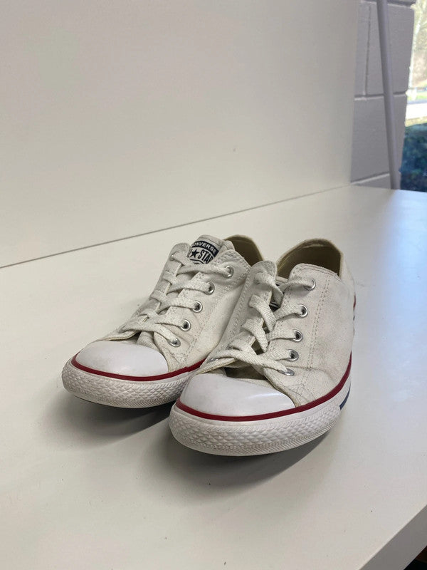 Fabulous Converse white flats UK6 classic pumps RF001