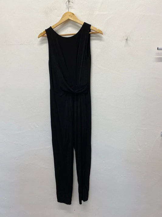 Fabulous Me & Thee black stretch heavy jumpsuit Uk10 LH002