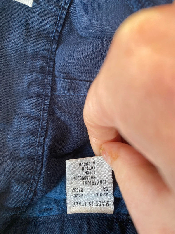 Fabulous Navy wide leg vintage shorts by United Colour of Benneton UK6/8 MM005