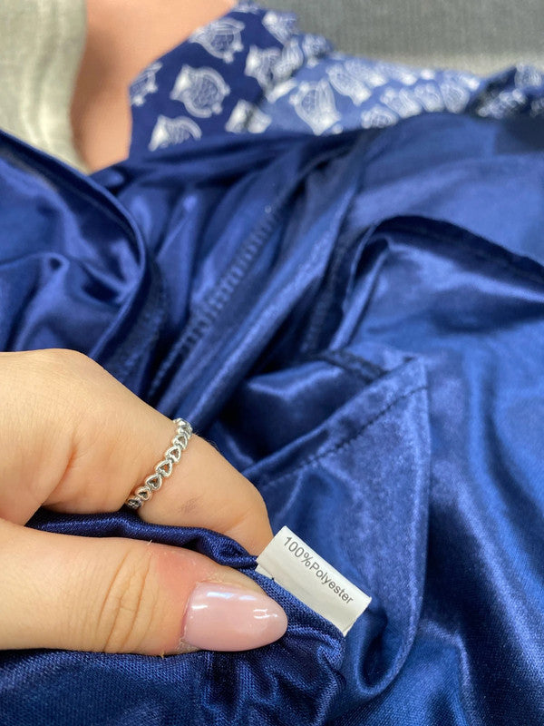 Lovely goldkid blue owl mini dress casual UK 10 JA002