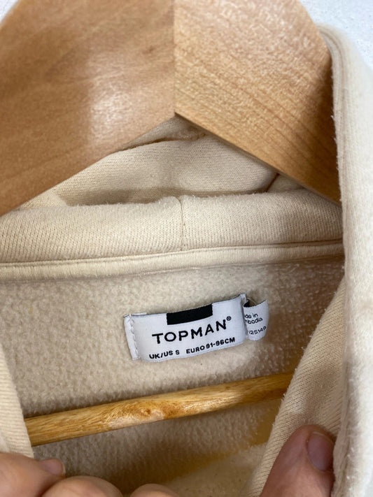 Classic Topman beige hoody pullover S SD001