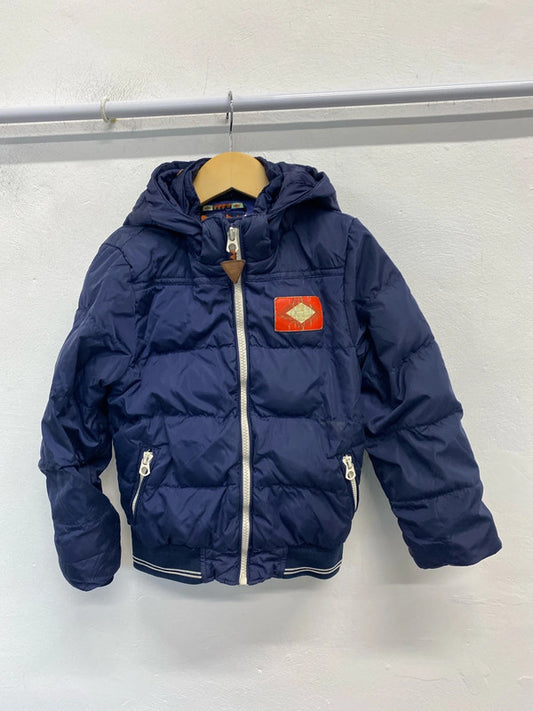 Fabulous Scotch Shrunk navy puffer jacket age 6 JP001