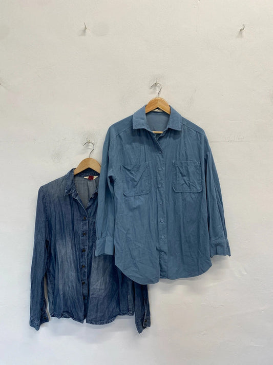 Lovely duo of blue shirts falmer George UK 14 KW002 #12