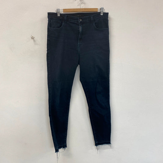 J Brand Leenah Navy Distressed Skinny Jeans 31W KN003