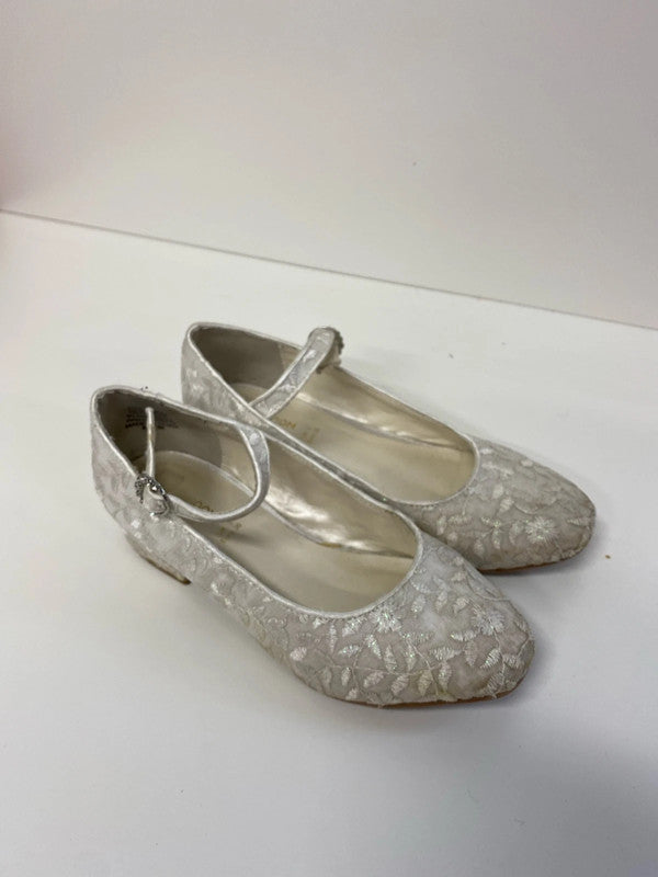 Fabulous Monsoon Cream embellished Shoes bridesmaid Uk3 JS004