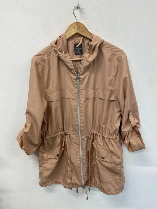 Primark Stylish Dusty Pink Raincoat Size M DS002