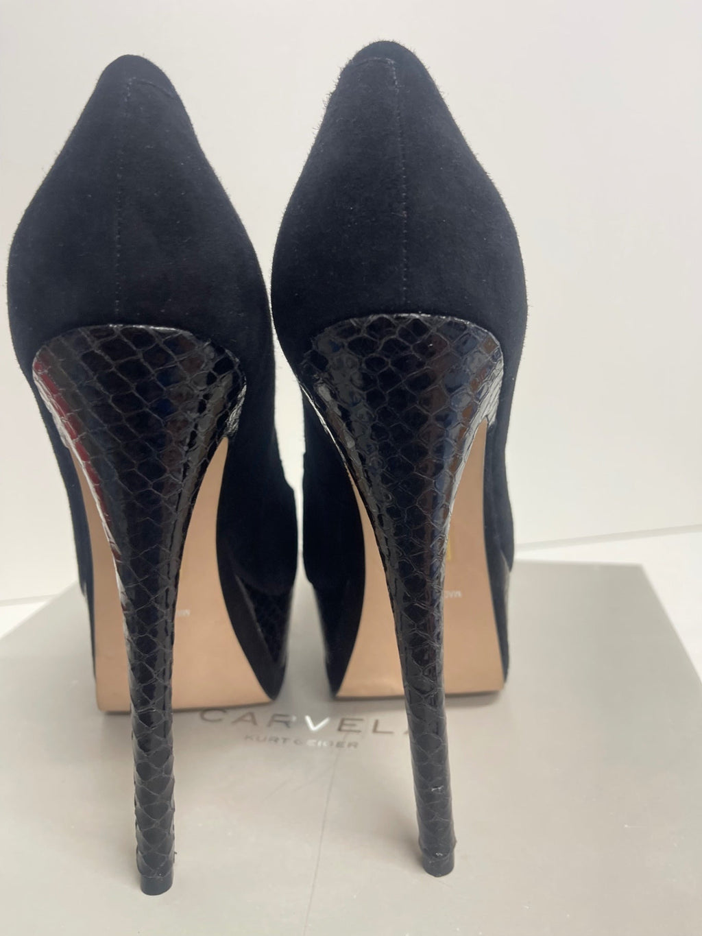 Stunning Carvela by Kurt Geiger super high sexy Heels Uk6 Black PP546