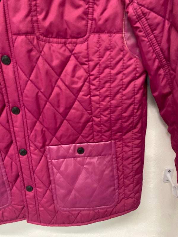 Fab Cerise Pink quilted jacket from River Island UK6 KM004