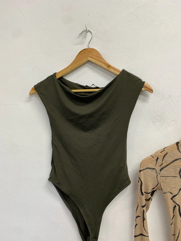 Lovely trio of bodysuits and top Monki Zara Uk S ZM001