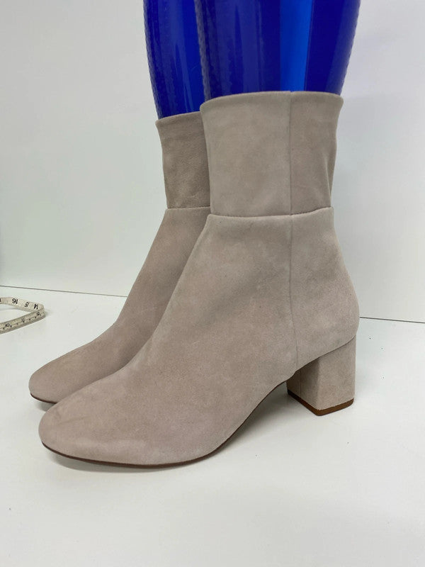 Fabulous H&M Suede taupe ankle boots Uk5 new KM003