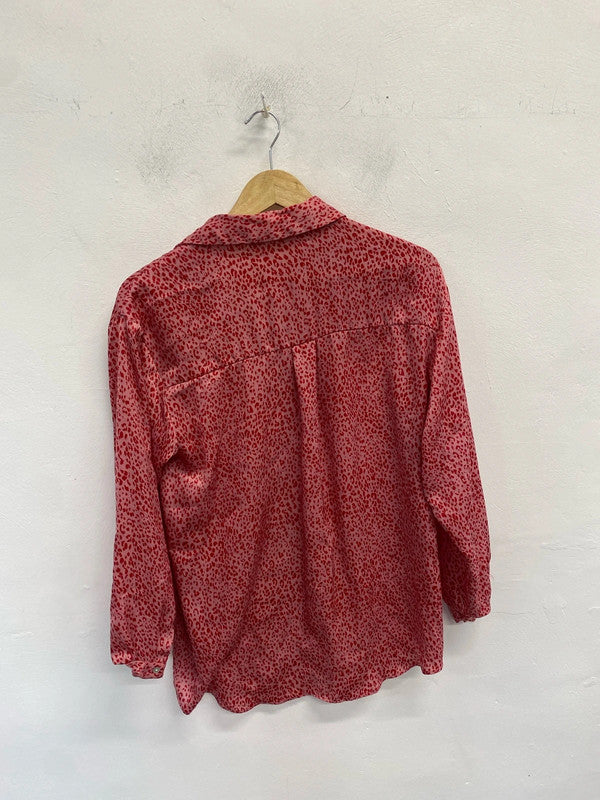 Lovely Zara pink leopard lightweight UK S JA001