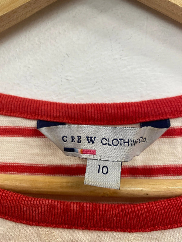 Joules & Crew Clothing Fabulous Stripe Shirts Duo UK 10-12 #50 MM005