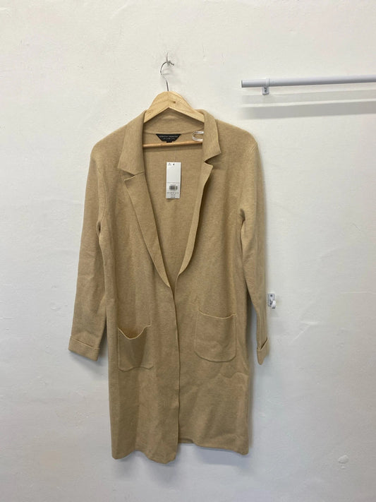 Super classic Coatigan New from Dorothy Perkins oatmeal Uk10 AO001