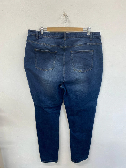 Long Tall Sally Chic Straight Cut Jeans UK 22 RM002