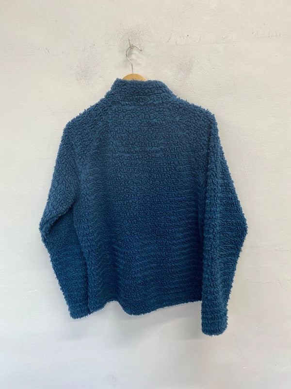Fabulous craghoppers blue fleece jumper 1/4 zip UK 14 SG090