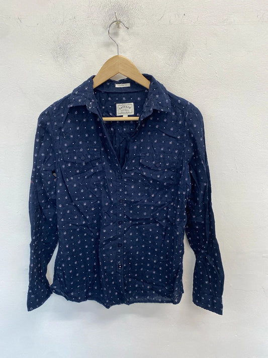 Lovely fatface navy pattern shirt UK 10 MM005