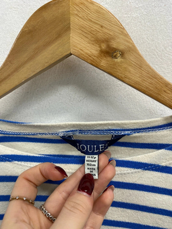 Fabulous joules kids striped red green blue long sleeve top UK 11-12yr MM005