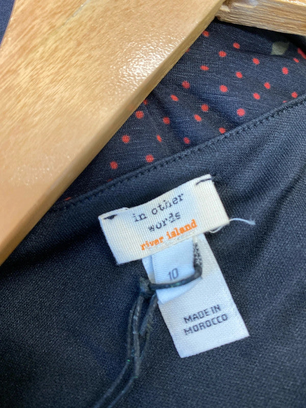 Fabulous river Island Rebooted Rebel maxi dress floral Uk10 New LL003