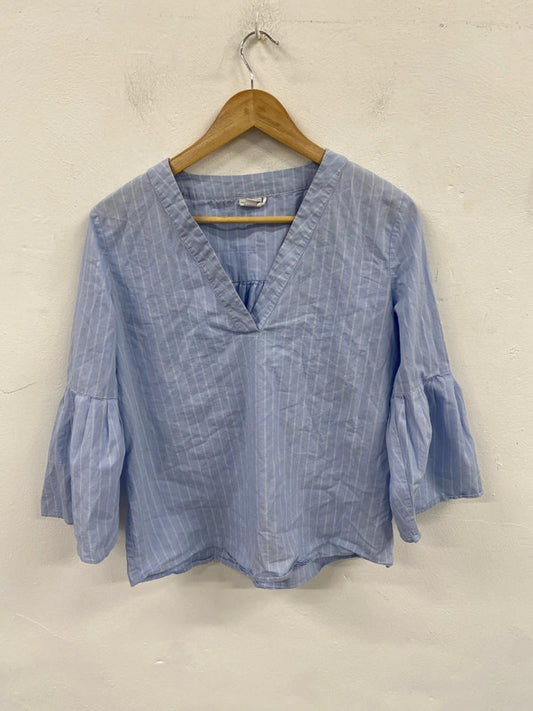 Stylish Jacqueline de Yong v-neck top uk 10 HA001