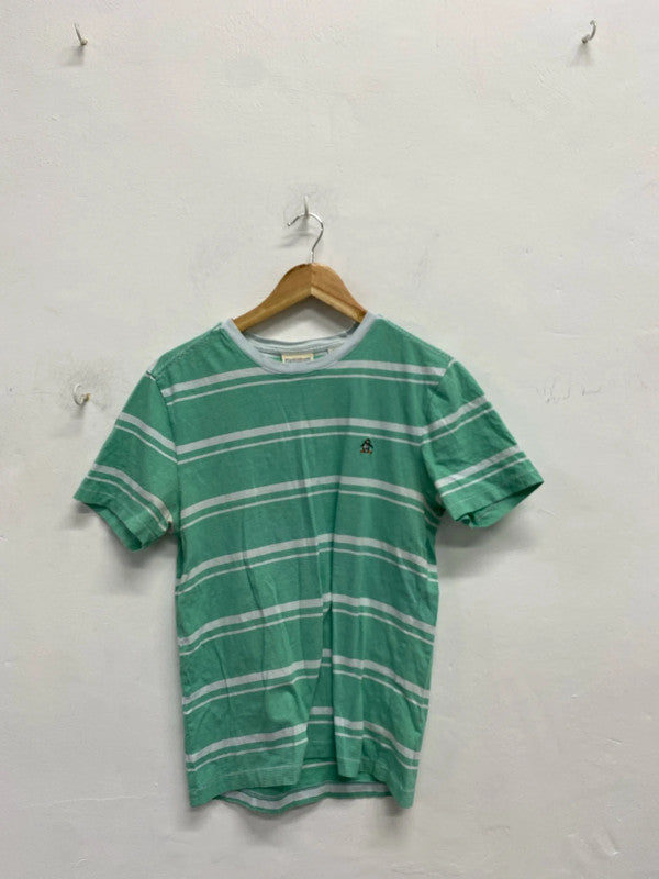 Penguin munsingwear men’s green stripe t shirt UK M NS003