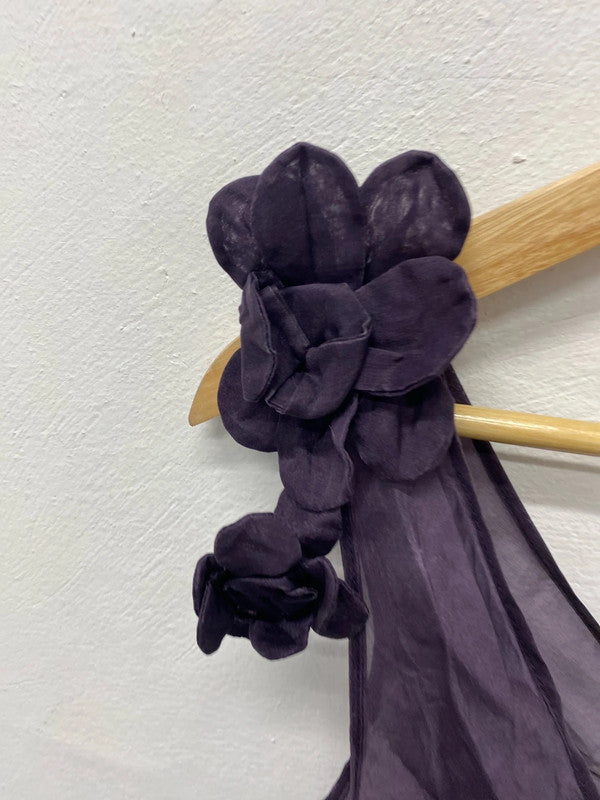 Fabulous Rare 1990’s Luella occasion event dress UK14 purple pink KN003