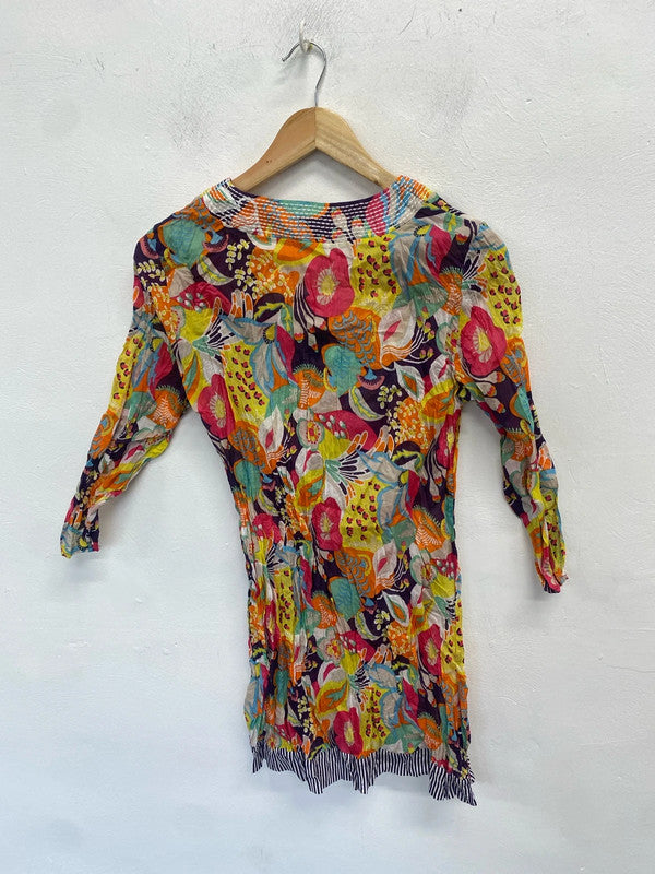 Stunning Boden multicolour pattern tunic top UK 12 LW005