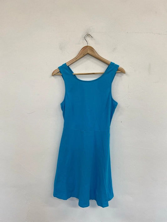 Beachtime Cute Cerulean Blue Mini Dress UK 14 LW005