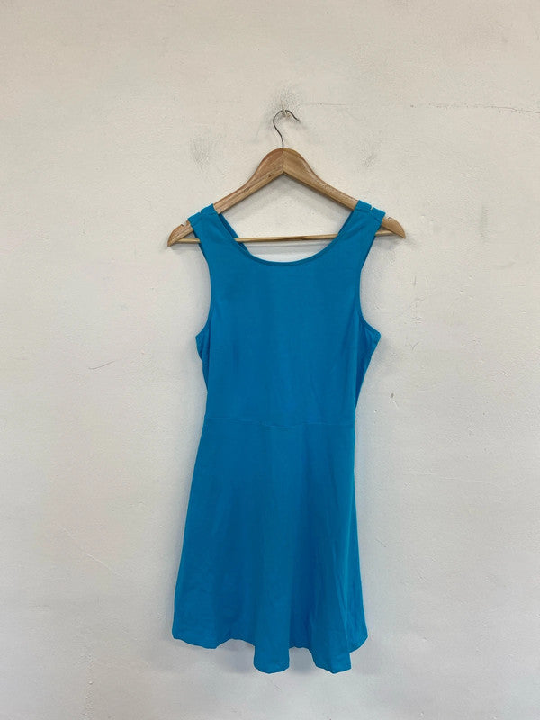 Beachtime Cute Cerulean Blue Mini Dress UK 14 LW005