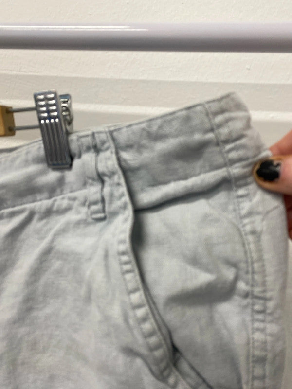 Fabulous La Naturelle Baby blue Men’s Linen Cargo shorts UkXXl JS004