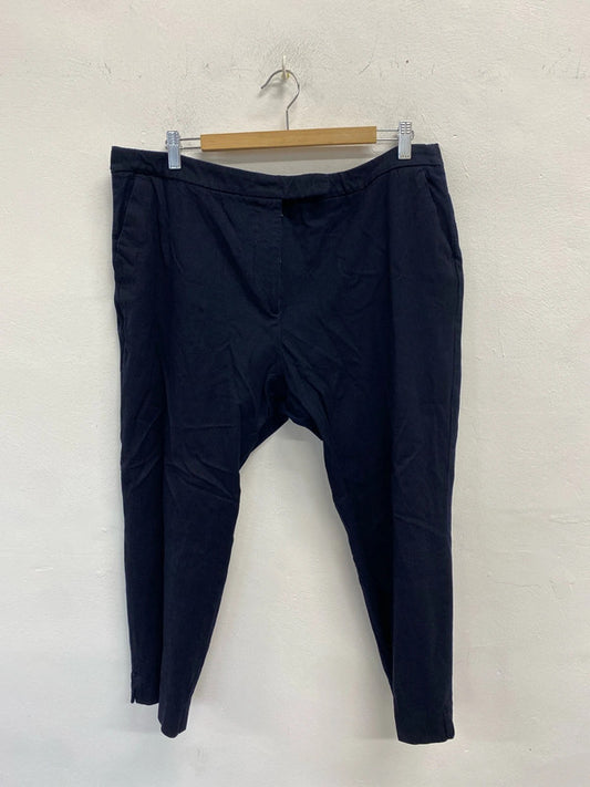 Lovely M&S navy trousers office UK 20 KN002